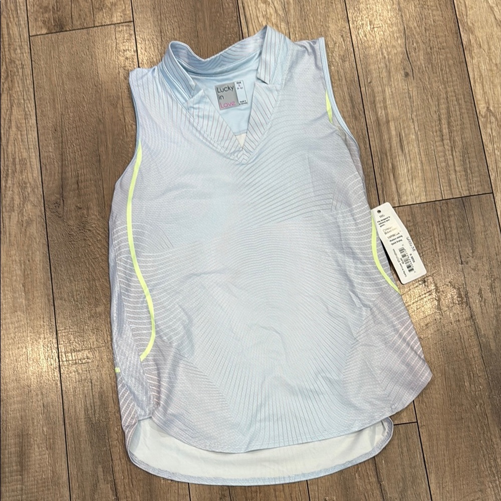 Lucky in Love Golf Tank S